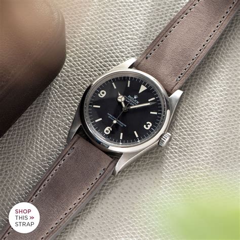 rolex 1016 explorer with leather strap|Rolex explorer 1016 review.